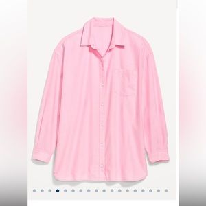 Old navy oversized boyfriend shirt